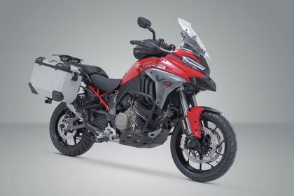 SW-MOTECH Compleet TRAX ADV Kit (45/45 L) - Zilver Zijkoffer