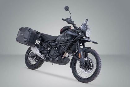 SW-MOTECH Compleet DUSC Kit (41/41 L) - met steun - Zwart Zijkoffer