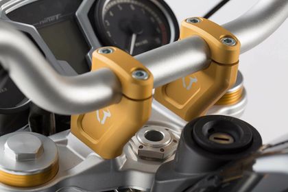 SW-MOTECH With offset H=20 - Setback of 30 mm - For BMW Handlebar riser