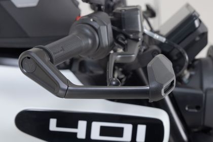 SW-MOTECH With wind deflector - Black Lever protection