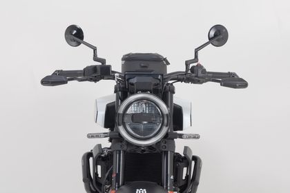 SW-MOTECH With wind deflector - Black Lever protection