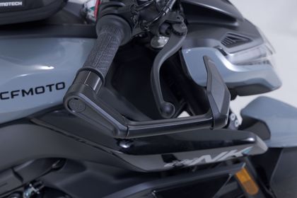 SW-MOTECH With wind deflector - Black Lever protection