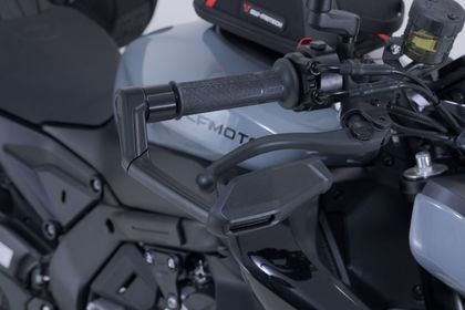 SW-MOTECH With wind deflector - Black Lever protection