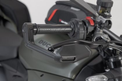 SW-MOTECH With wind deflector - Black Lever protection