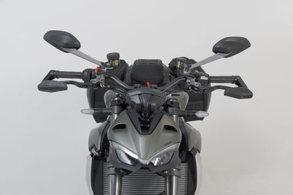 SW-MOTECH With wind deflector - Black Lever protection