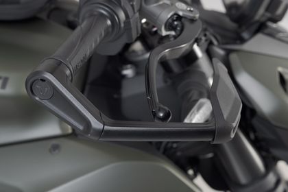 SW-MOTECH With wind deflector - Black Lever protection