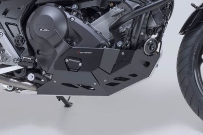 Sabot moteur SW-MOTECH Aluminium - Noir/Gris