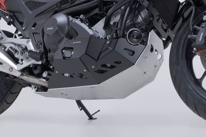 Sabot moteur SW-MOTECH Aluminium - Noir/Gris