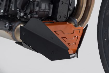 Sabot moteur SW-MOTECH Urbain - Orange/Noir