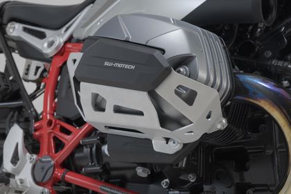 Pare-carter SW-MOTECH Protection de cylindre - Argent