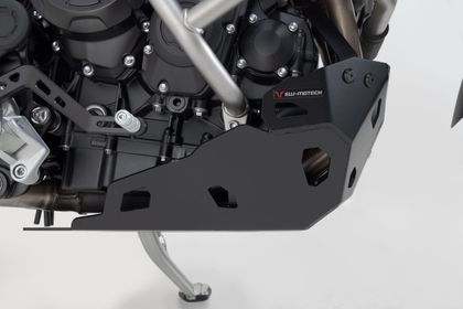 Sabot moteur SW-MOTECH Aluminium - Noir