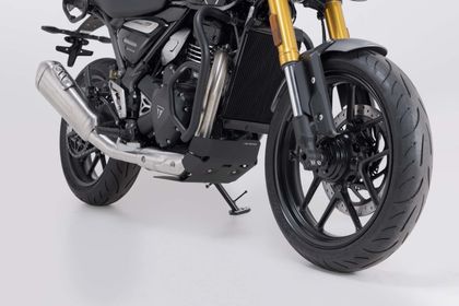 Sabot moteur SW-MOTECH Aluminium - Noir Ref : SWM01031A / MSS.11.616.10000/B TRIUMPH 400 SPEED 400 - 2024 - 2026