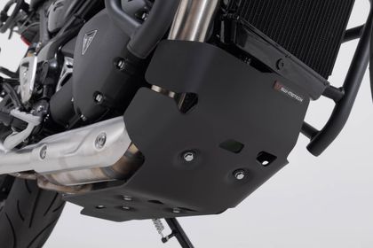 Sabot moteur SW-MOTECH Aluminium - Noir