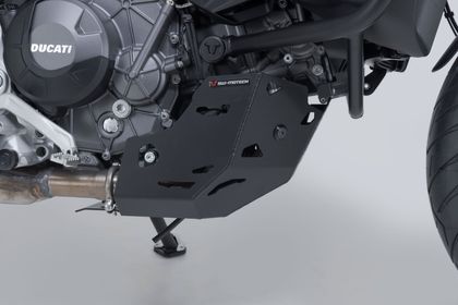 Sabot moteur SW-MOTECH Aluminium - Noir