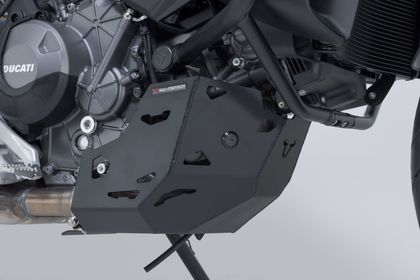 Sabot moteur SW-MOTECH Aluminium - Noir