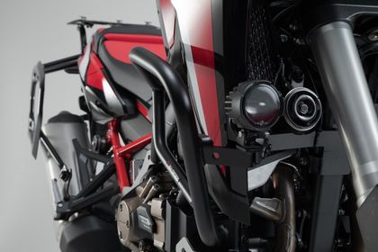 Support Phare SW-MOTECH Pour feux additionnels - Noir