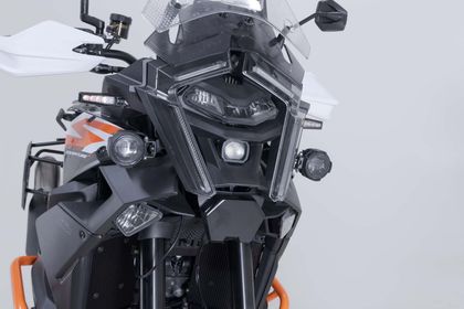 Support Phare SW-MOTECH Pour feux additionnels - Noir Ref : SWM01053A / NSW.04.835.10000/B 