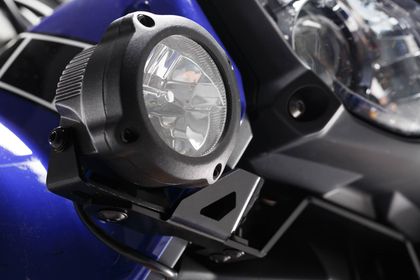 Support Phare SW-MOTECH Pour feux additionnels - Noir