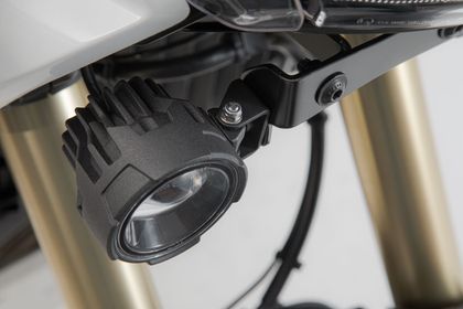 Support Phare SW-MOTECH Pour feux additionnels - Noir