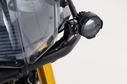 Support Phare SW-MOTECH Pour feux additionnels - Noir
