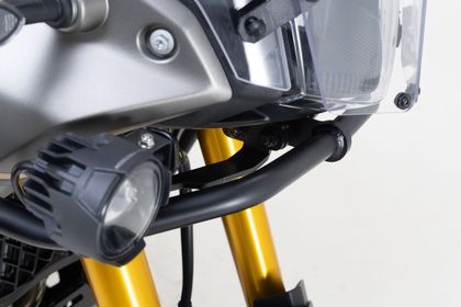 Support Phare SW-MOTECH Pour feux additionnels - Noir
