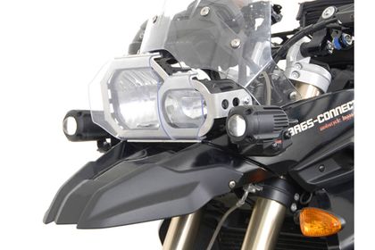Support Phare SW-MOTECH Pour feux additionnels - Noir Ref : SWM01069A / NSW.07.004.10000/B 