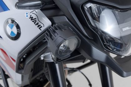 Support Phare SW-MOTECH Pour feux additionnels - Noir