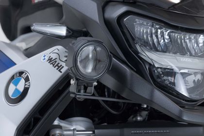 Support Phare SW-MOTECH Pour feux additionnels - Noir