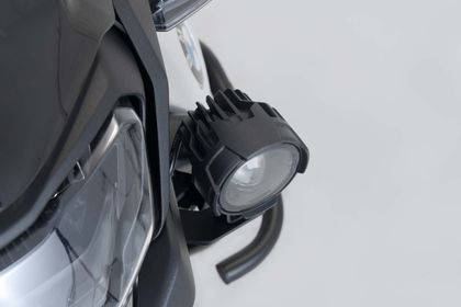 Support Phare SW-MOTECH Pour feux additionnels - Noir
