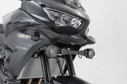 Support Phare SW-MOTECH Pour feux additionnels - Noir