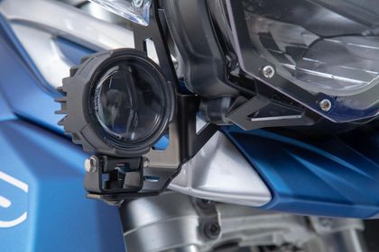 Support Phare SW-MOTECH Pour feux additionnels - Noir Ref : SWM01088A / NSW.11.004.10102/B 
