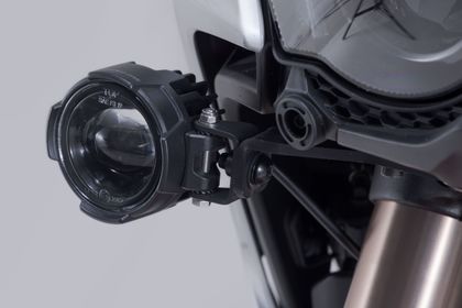 Support Phare SW-MOTECH Pour feux additionnels - Noir