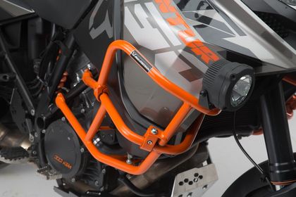 Pare-carter SW-MOTECH Crash bar supérieur pour crash bar d’origine KTM - Orange