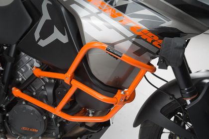 Pare-carter SW-MOTECH Crash bar supérieur pour crash bar d’origine KTM - Orange