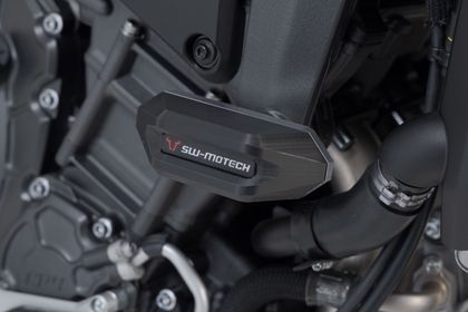 Pare-carter SW-MOTECH Kit de patins de cadre - Noir Ref : SWM01173A / STP.06.590.11400/B 