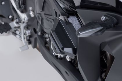 Pare-carter SW-MOTECH Kit de patins de cadre - Noir