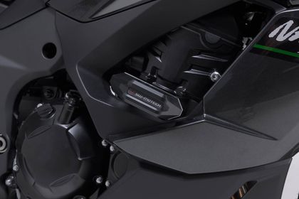 Pare-carter SW-MOTECH Kit de patins de cadre - Noir