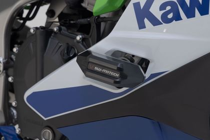SW-MOTECH Frame Slider Kit - Black Crash bar