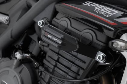 Pare-carter SW-MOTECH Kit de patins de cadre - Noir Ref : SWM01181A / STP.11.590.10600/B 