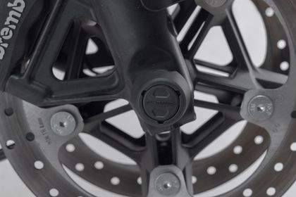 Protection SW-MOTECH Roulettes de protection de fourche - Noir