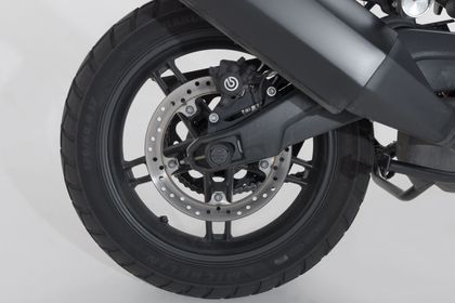 Protection SW-MOTECH Roulettes de protection pour bras oscillant - Noir