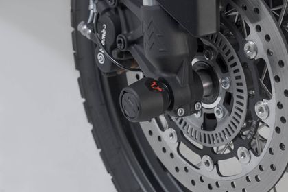 Protection SW-MOTECH Roulettes de protection de fourche - Noir