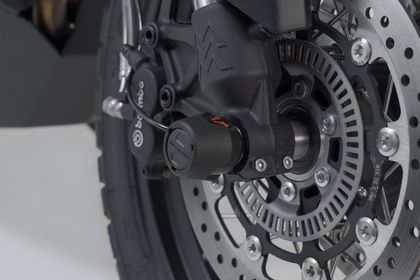 Protection SW-MOTECH Roulettes de protection de fourche - Noir