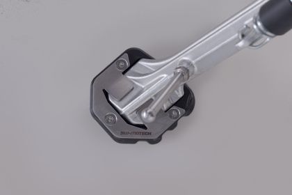 SW-MOTECH Side - Black/Silver Stand extension