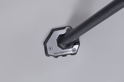SW-MOTECH Side - Black/Silver Stand extension