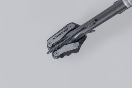 SW-MOTECH Side - Black/Silver Stand extension
