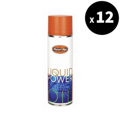 Graisse filtre à air Twin air Huile pour Bio Liquid Power Foam biodégradable - 500ml x12 Universel