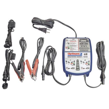Tecmate 3 x2 BANK 12V 0.8A - TM 450 PRO Universal Battery charger