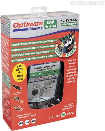Tecmate Lithium 4s 9.5A - 5s 7.5A Universal Battery charger