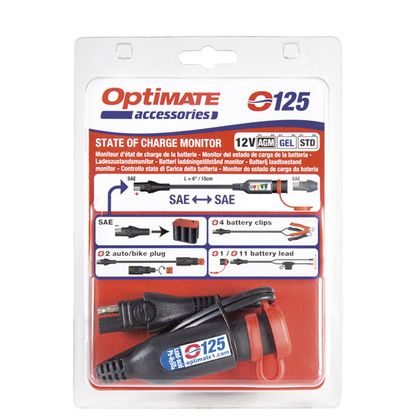 Câble chargeur de batterie Tecmate O - 125 MONITOR 125 T125 TECMATE Universel
